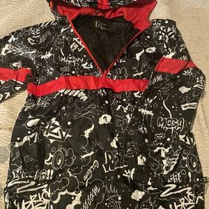 Kids Graphic Black and Red Jacket